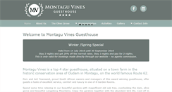 Desktop Screenshot of montaguvines.co.za